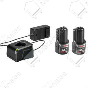 Bosch Combo Kit 2 Baterias 12v 2ah + 1 Cargador Gal 12v-20