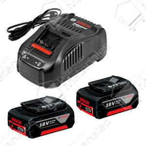 Bosch Combo Kit 2 Baterias 18v 3ah + 1 Cargador