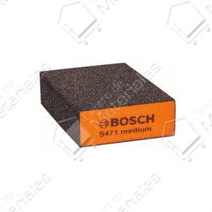 Bosch Esponja Abrasiva Grano Medio S471 Naranja