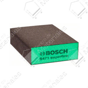 Bosch Esponja Abrasiva Grano Super Fino S471 Verde