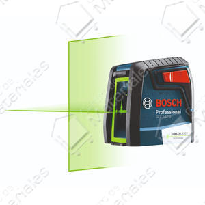 Bosch Nivel Laser De Linea Gll2-12 G 12 Mts Lineas Verdes Cruzadas