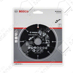 Bosch Disco Multiproposito P/amol Corte Mad. Metal. Pvc  115x22.23mm