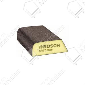 Bosch Esponja Abrasiva Grano Fino S470 Para Perfiles Amarilla