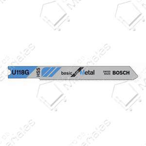 Bosch Hoja Sierra Caladora U118g Metal X 3 Unidades