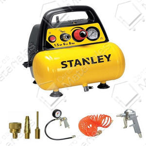 Stanley Compresor 6 Litros 1.5hp 230v 1100w 8 Bar
