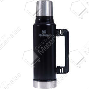 Stanley Termo Clasic 1,4 Lts Negro C/ Manija Y Tapon Cebador