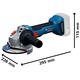 Bosch Amoladora 125 Mm 18v Gws 18v-8 Sin Carbones (sin Bateria Y Sin Cargador) - Vista 3