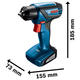 Bosch Atornillador Taladro 12v Mandril 1/4 Gsr 1000 Smart - Vista 3