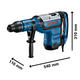 Bosch Martillo Rotativo Max Gbh 8-45 Dv 1500w 12.5j - 9k - Vista 3