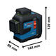 Bosch Nivel Laser De Linea Gll 80-33 G 30 Mts + Maletin + Bateria 3.7v - Vista 3