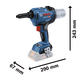 Bosch Remachadora Inalambrica 18v Grg 18v-16 C (sin Bateria - Sin Cargador) - Vista 4