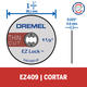 Dremel  Ez409 Disco De Corte Fino Ez Lock X 5 Unidades - Vista 2