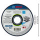 Bosch Disco Corte 114 X 1,6 X 22,3 - Inoxidable - Vista 2