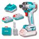 Total Atornillador Impacto 20v 1/4" Sin Carbones (2 Baterias - Cargador) - Vista 2