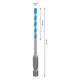 Bosch Mecha Multiconstruccion  04x090mm Encastre Hexagonal 1/4 - Vista 2