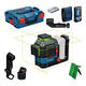 Bosch Nivel Laser De Linea Verde Gll 18v-120-33 Cg - 120 Mts + Receptor Lr 7 + Placa + Soporte - Vista 2