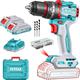 Total Atornillador Taladro Percutor 13 Mm - 20 V (2 Baterias - Cargador - Maletin) - Vista 1