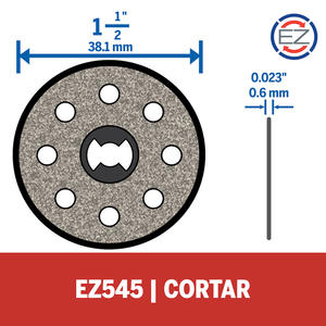 Dremel  Ez545 Disco De Corte Diamantado 1-1/2"