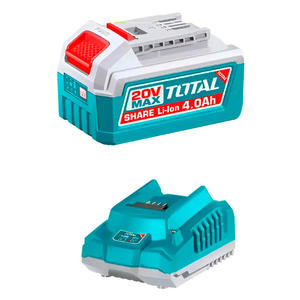 Total Starter Kit Combo 1 Cargador 2ah Y 1 Bateria 20v 4ah