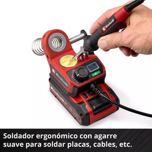 Einhell Estacion De Soldado 18v Regulador De Temperatura Te-si 18/480 Li E (sin Bateria - Sin Cargador)