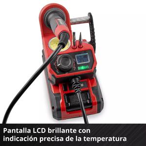 Einhell Estacion De Soldado 18v Regulador De Temperatura Te-si 18/480 Li E (sin Bateria - Sin Cargador)