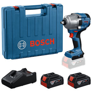 Bosch Llave De Impacto 18v 1/2 Gds 18v-780 (2 Baterias 5ah - Cargador)