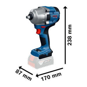 Bosch Llave De Impacto 18v 1/2 Gds 18v-780 (2 Baterias 5ah - Cargador)