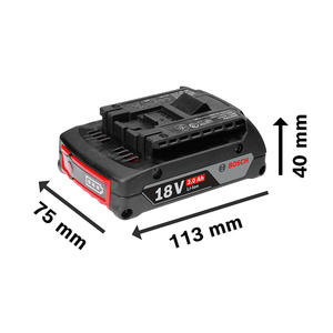 Bosch Starter Kit 2 Baterias 18v 2ah + 1 Cargador (gal18v20 +gba18v2ah)
