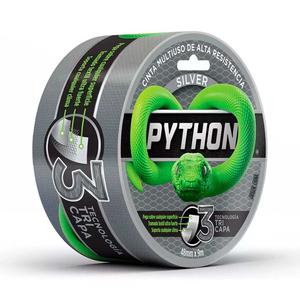 Python Cinta Duct Tape Multiuso 48mm X 9m Negra