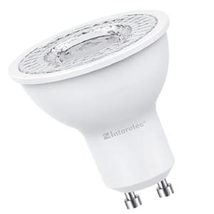 Lampara Led Dicroica Gu10 Interelec  7w Luz Calida
