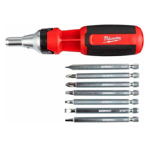 Milwaukee Set  7 Puntas + Mango Destornillador Crique