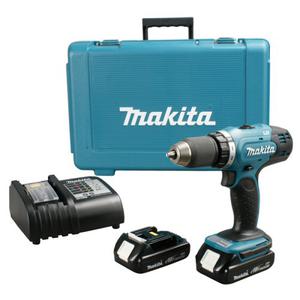 Makita Atornillador Taladro Perc.13mm 2vel. 18v 2 Bat. Torque