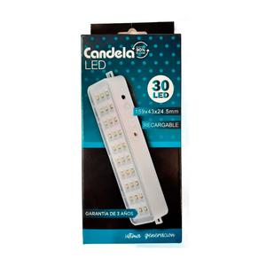 Luz De Emergencia Recargable 30 Led Candela