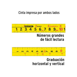 Truper Cinta Metrica  5 M X 19 Mm Anti-golpe