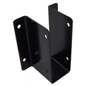 Soporte Tirante Negro Con Aletas Exteriores 2" X 5" X Unidad