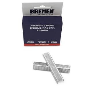 Bremen Grampa Para Engrampadora Pesada 12mm X 1.000u (uso Intensivo)