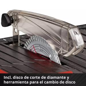 Einhell Cortadora Ceramica 18v Te-tc 18/115 Li-solo (sin Bateria - Sin Cargador)