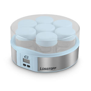 Lusqtoff - Yogurtera Digital 1.7 Litros 15w - 7 Frascos De Vidrio