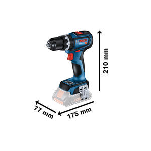 Bosch Atornillador Taladro Percutor 18v 13mm Gsb 18v-90 C (sin Bateria - Sin Cargador - Sin Carbones)
