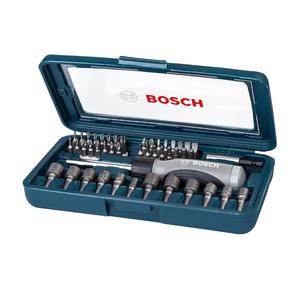 Bosch Set  46 Piezas Puntas - Tubo - Prolongador - Mango Destornillador