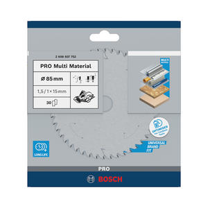 Bosch Disco Corte  85 Mm Multimaterial 30 Dientes Para Gks 12v-26