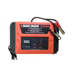 Black & Decker Cargador Automatico Bateria 12v 4, 12 Y 25amp  Visor Led