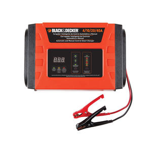 Black & Decker Cargador Automatico Bateria 12v 40amp Automatico Visor Led