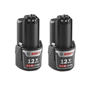 Bosch Combo Kit 2 Baterias 12v 2ah + 1 Cargador Gal 12v-20