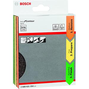 Bosch Esponja Abrasiva Kit X 3 Unidades Contorno