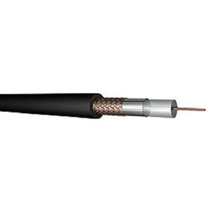 Cable Coaxil 75 Ohm C T V Foam67% Negro Rg6 X Metro