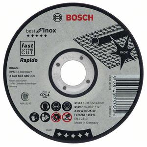 Bosch Disco Corte Recto Standar Inox 115x1,x22