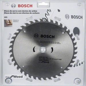 Bosch Disco Sierra Circular Madera Eco 7 1/4 (184mm) 40d 644.330
