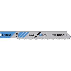 Bosch Hoja Sierra Caladora U118a Metal X 3 Unidades