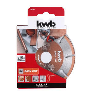 Kwb Disco Multiproposito 115mm Corte Madera Metal Pvc